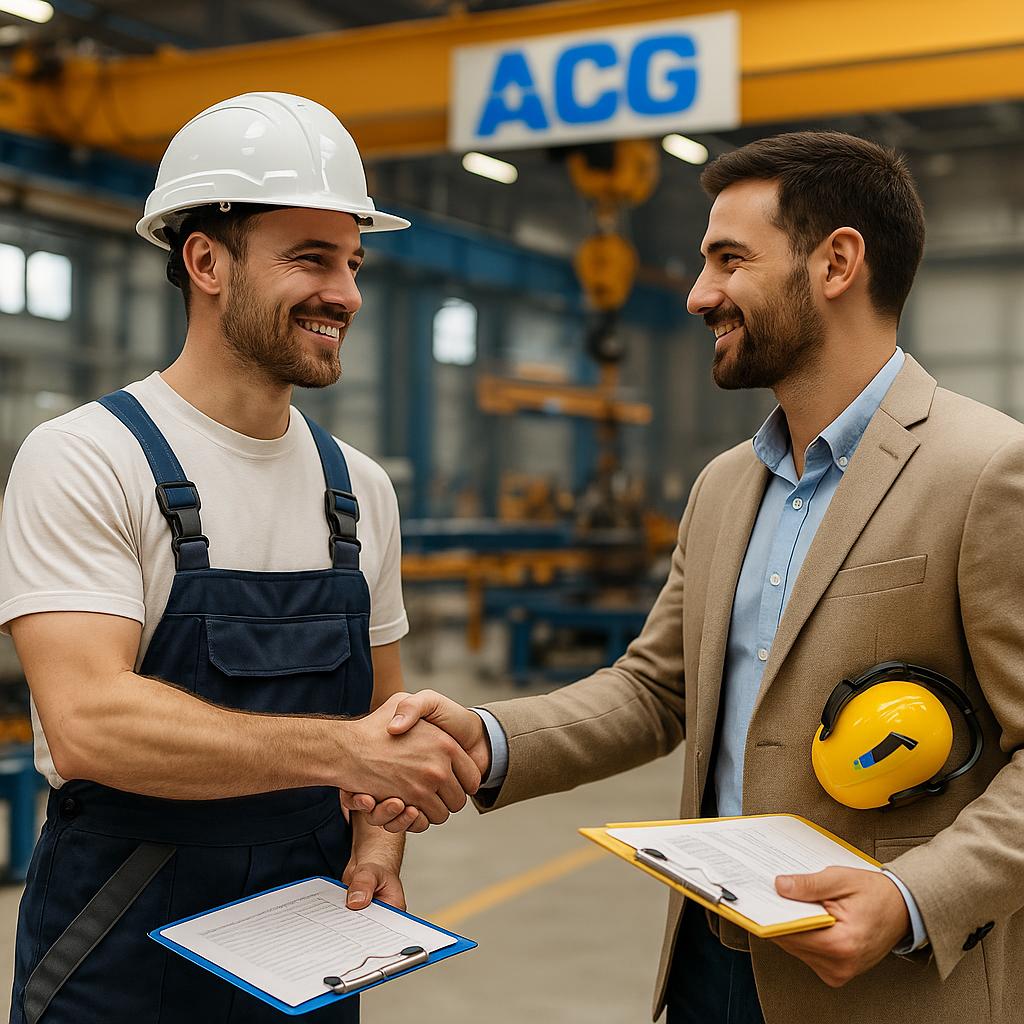 نوسازی و ارتقاء تجهیزات جرثقیل صنعتی ACG